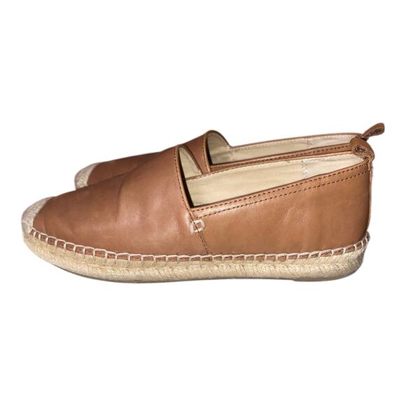 Sam Edelman - Khloe Leather Slip-On Espadrilles Latte Women's Size US 6.5 - Picture 2 of 5